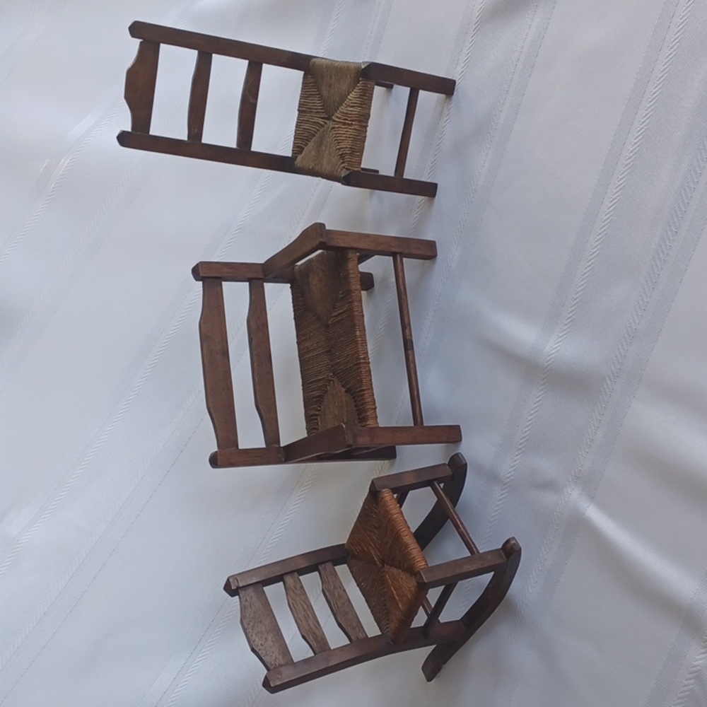 Vintage Handmade Doll Furniture Bundle